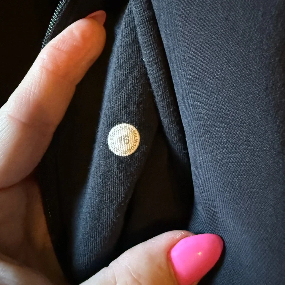 Lululemon Athletica Black Long Sleeve Dress Size 16 - Picture 4 of 6